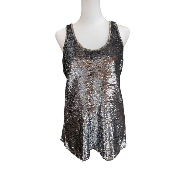 Boston Proper sequin tank. Size 6 - Picture 3 of 5